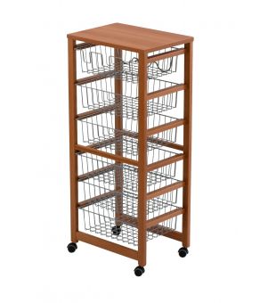  Kitchen trolley 6 baskets 8486