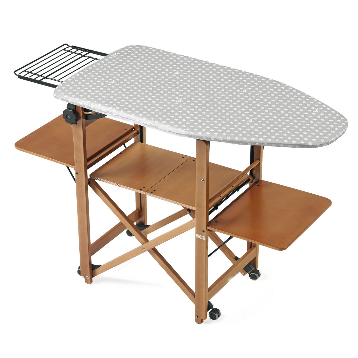 Ironing station in cherry wood Bravo