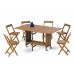 Indigo Table + SET No. 6 Diana Chairs